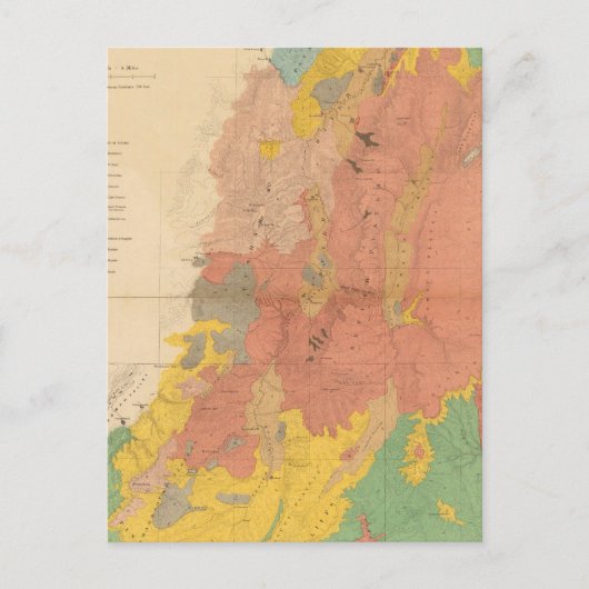 Geologische kaart van Utah (Voorkant)