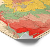 Geologische kaart van Utah Poster (Hoek)