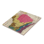 Geologische kaart van Wisconsin Tegeltje (Zijkant)