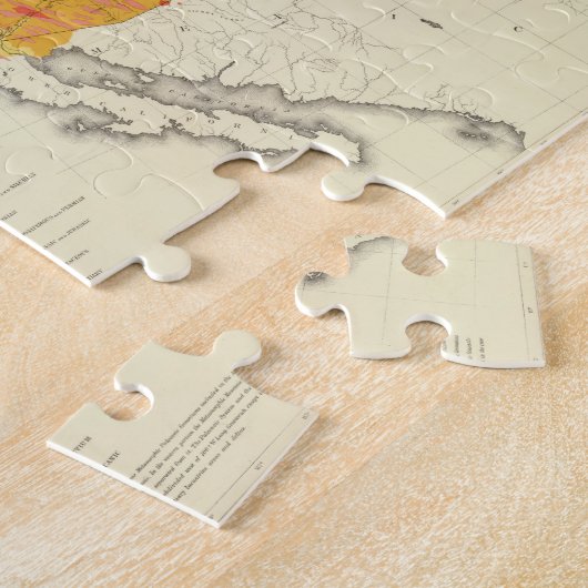 Geologische kaart VS Legpuzzel (Zijkant)