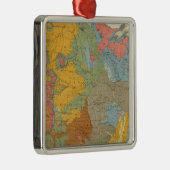 Geologische kaart VS Metalen Ornament (Rechts)