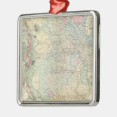 Geologische kaart VS Metalen Ornament (Links)