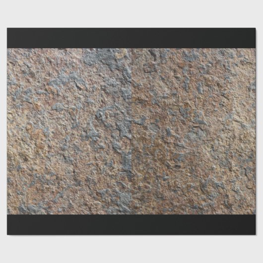 Geologische leisteen Rustic Textuur voor geologen Cadeaupapier (Zoom)