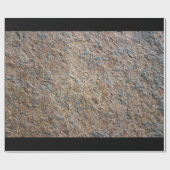 Geologische leisteen Rustic Textuur voor geologen Cadeaupapier (Vlak)
