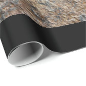 Geologische leisteen Rustic Textuur voor geologen Cadeaupapier (Rol Hoek)