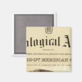 Geologische pagina Titel atlas Magneet (Voorkant / Achterkant)