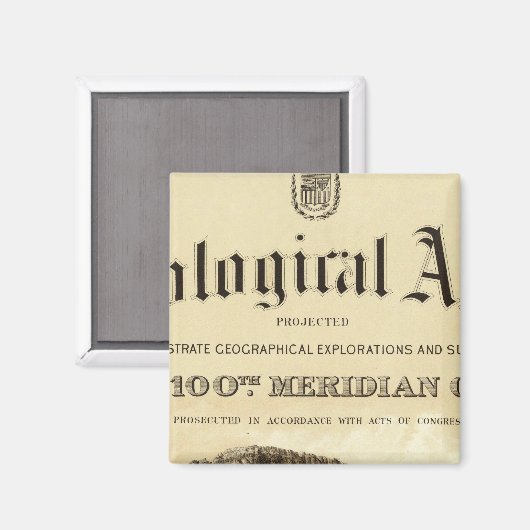 Geologische pagina Titel atlas Magneet (Voorkant / Achterkant)