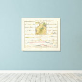 Geologische profielen van Duitsland in het algemee Canvas Afdruk (Insitu (Houten vloer))