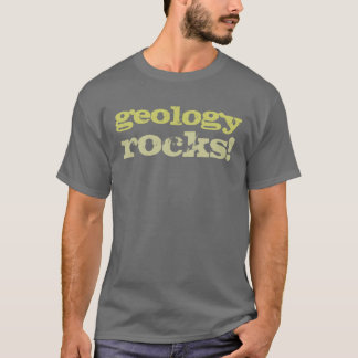 geologische rotsen! donker t-shirt