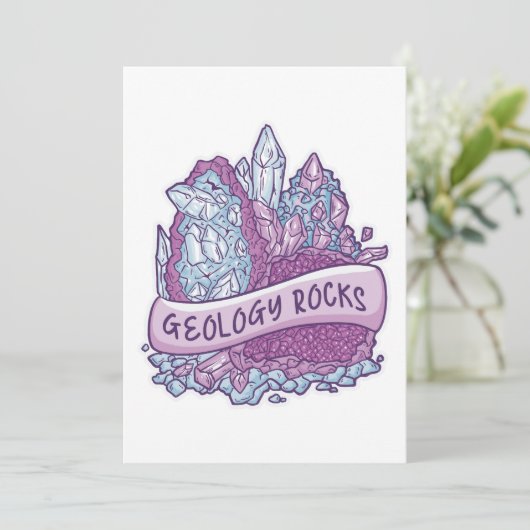 Geologische rotsen kaart (Staand voorkant)