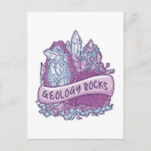 Geologische rotsuitnodiging briefkaart (Voorkant)