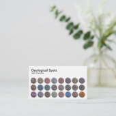 Geologische spots - Linen Visitekaartje (Staand voorkant)