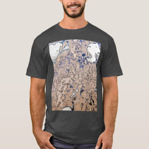 Geologische stijl textuur 4 t-shirt