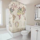 Geologische structuur van het wereldbol douchegordijn (In situ)