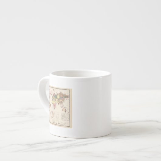 Geologische structuur van het wereldbol espresso kop (Links)