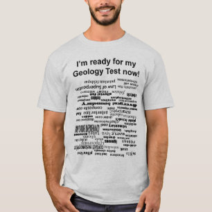Geologische test t-shirt