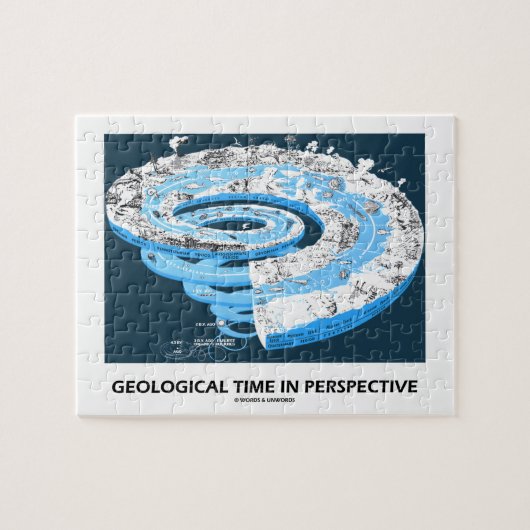 Geologische tijd in perspectief (geschiedenis van  legpuzzel (Horizontaal)