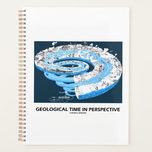 Geologische tijd in perspectief van de geschiedeni planner (Voorkant)