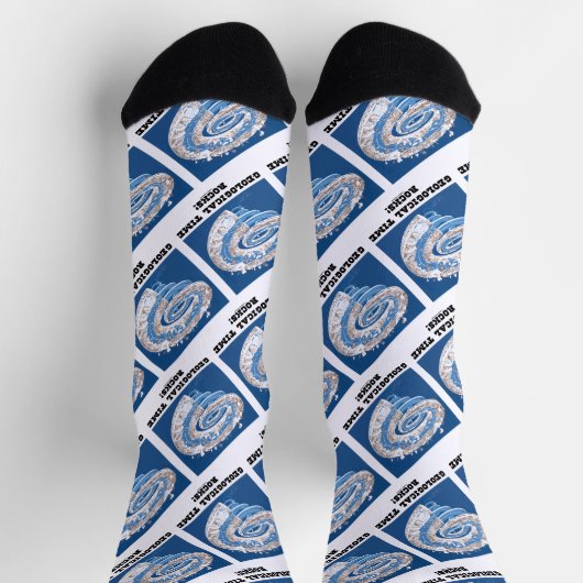 Geologische tijd Rocks! Geologische tijdlijn Sokken (Top)