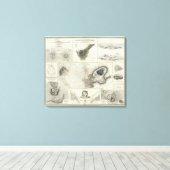 Geologische verschijnselen canvas afdruk (Insitu (Houten vloer))