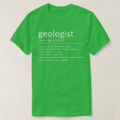 Geologist Funny Definition Humor Geology T-shirt (Design voorkant)