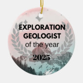 Geologist Keramisch Ornament (Voorkant)