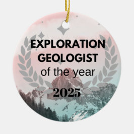 Geologist Keramisch Ornament