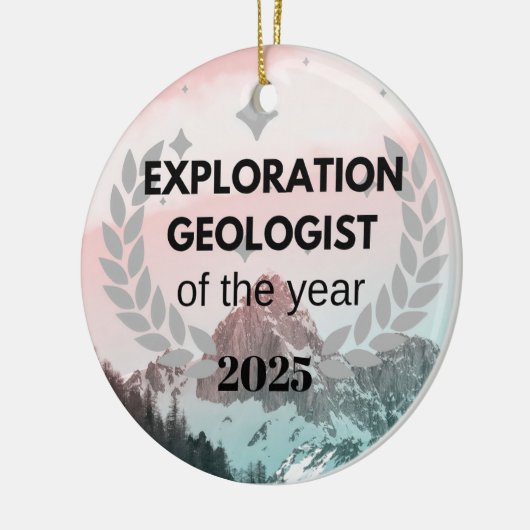 Geologist Keramisch Ornament (Links)
