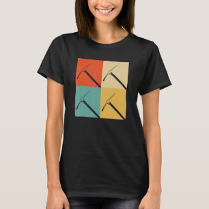Geologist Miner  Retro Pick Ax T-shirt