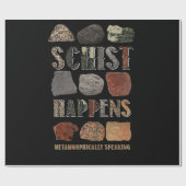 Geologist Mineral Geode Rock Collector Geology Cadeaupapier (Vlak)