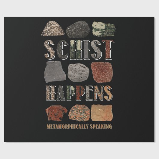 Geologist Mineral Geode Rock Collector Geology Cadeaupapier (Vlak)