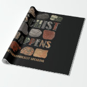 Geologist Mineral Geode Rock Collector Geology Cadeaupapier (Uitgerold)