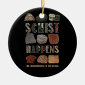 Geologist Mineral Geode Rock Collector Geology Keramisch Ornament (Voorkant)