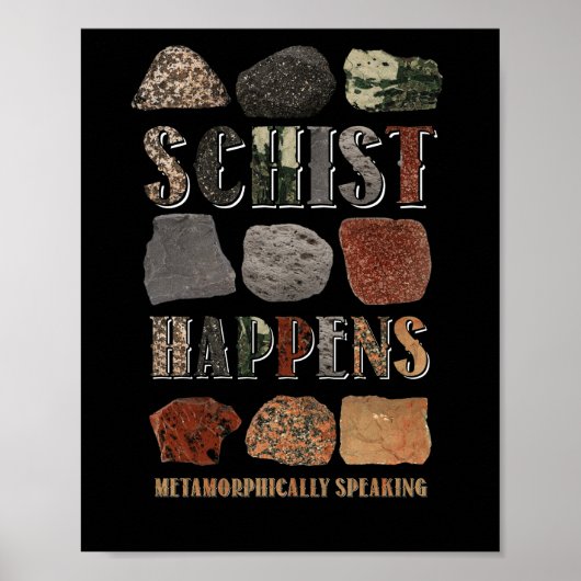 Geologist Mineral Geode Rock Collector Geology Poster (Voorkant)