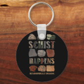 Geologist Mineral Geode Rock Collector Geology Sleutelhanger (Voorkant)