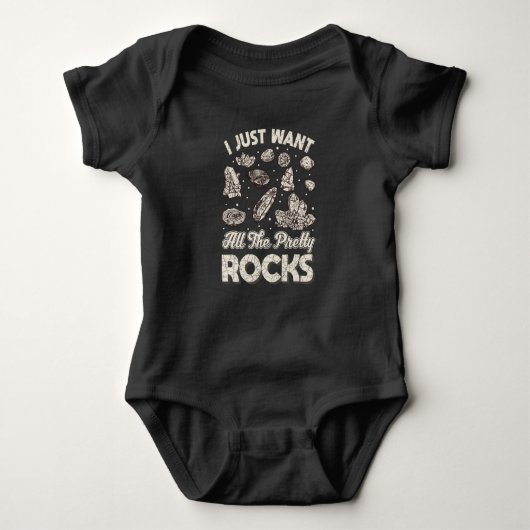 Geologist Rocks Collector Geologist Romper (Voorkant)