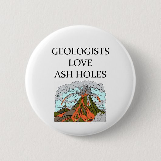 GEOLOGIST RONDE BUTTON 5,7 CM (Voorkant)