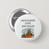 GEOLOGIST RONDE BUTTON 5,7 CM (Voorkant /achterkant)
