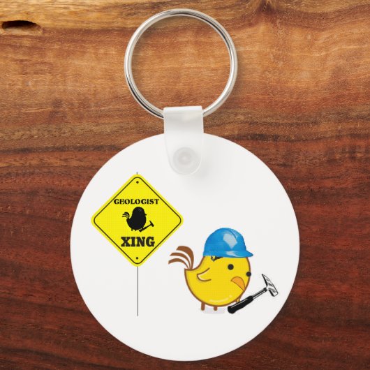 Geologist Xing Sleutelhanger (Voorkant)