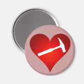 Geologistisch hart en steen Hammer Magneet (Voorkant / Achterkant)