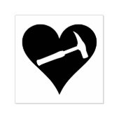 Geologistisch hart en steen Hammer Zelfinktende Stempel (Design)