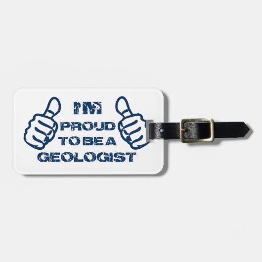 Geologistisch ontwerp bagagelabel (Voorkant horizontaal)