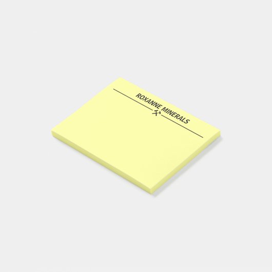 Geologist's Custom Post-it® Notes (Schuin)