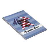 Geologist's Rock Hammer en Amerikaanse vlag Notitieboek (Rechterzijde)