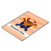 Geologist's Rock Hammer en Arizona Flag Logo Notitieboek (Linkerzijde)