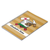 Geologist's Rock Hammer en California Beer Flag Notitieboek (Linkerzijde)