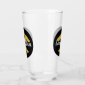 Geologist's Rock Hammer en gepersonaliseerde naam Glas (Links)