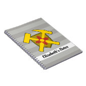 Geologist's Rock Hammer en New Mexico Flag Logo Notitieboek (Rechterzijde)