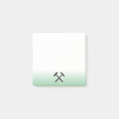 Geologist's Rock Hammer Logo Post-it® Notes (Voorkant)