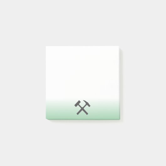 Geologist's Rock Hammer Logo Post-it® Notes (Voorkant)